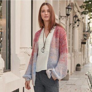 💕SUNDANCE💕 Favorite Hue Cardigan ~ Ombre Medium/Large M/L